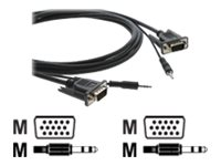Kramer Micro VGA-kabel - 3 m + ljud
